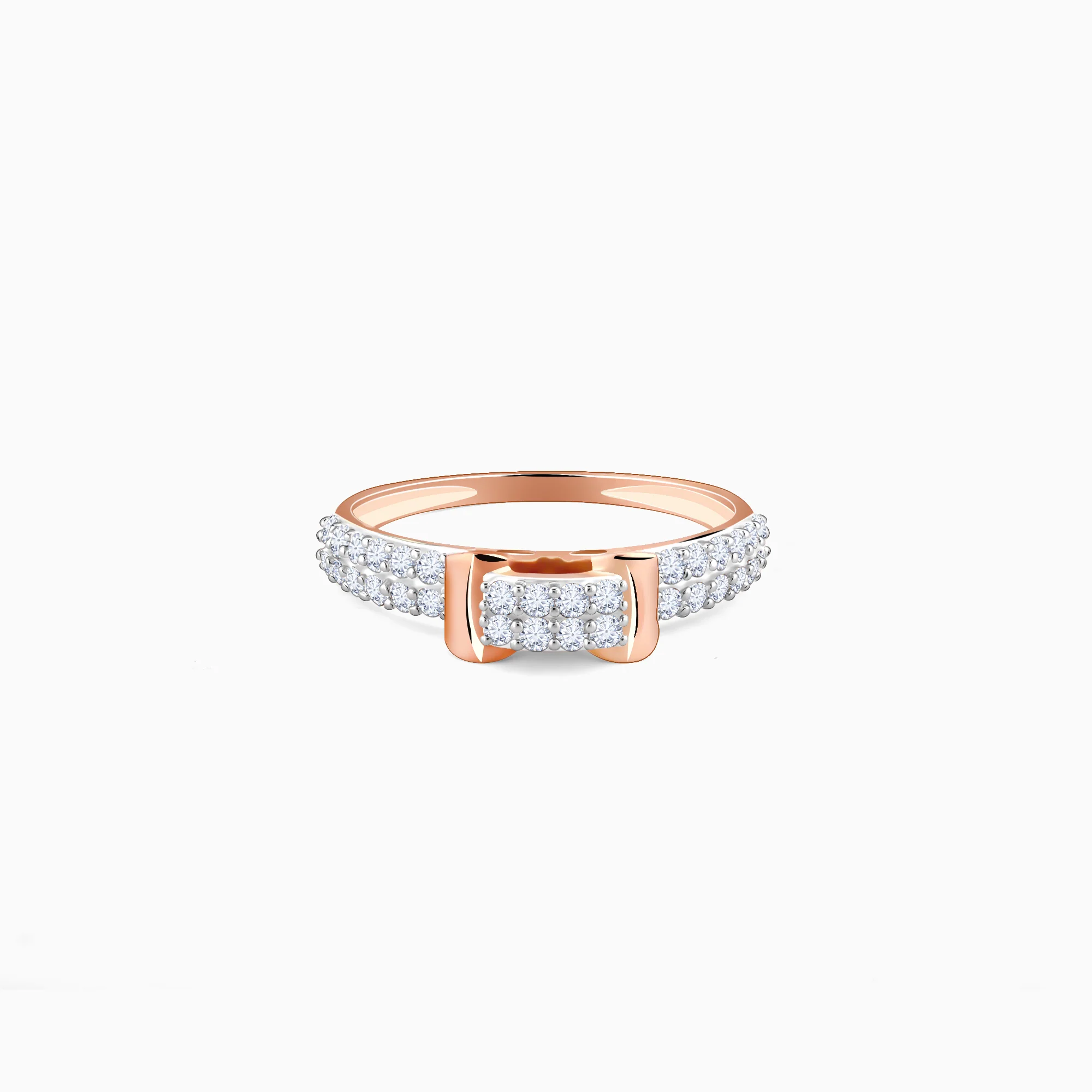 Rose Gold Allegiance Diamond Ring