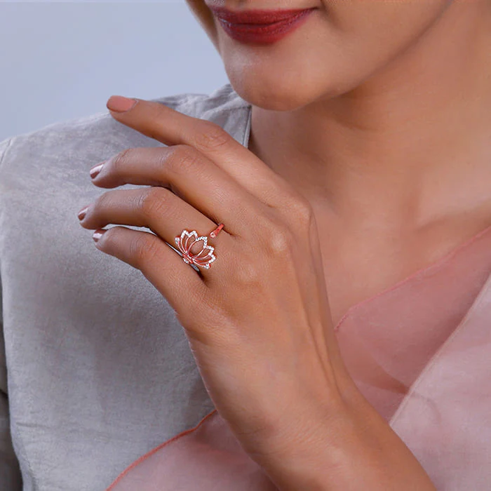 Rose Gold Alli Ring - Image 3