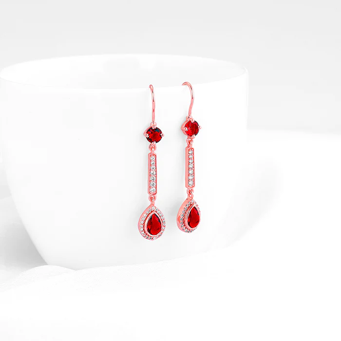 Rose Gold Always Love Earrings - Image 2