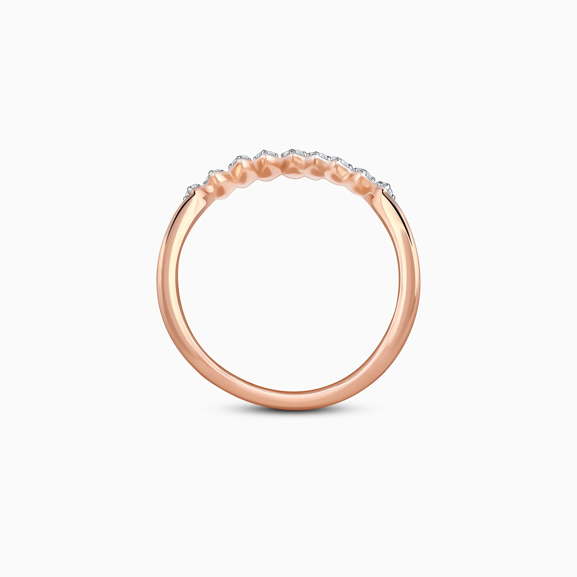 Rose Gold Cuore Diamond Vanki Ring - Image 5