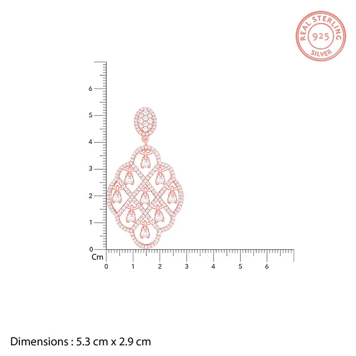 Rose Gold Bask In The Beauty Earrings - Image 5