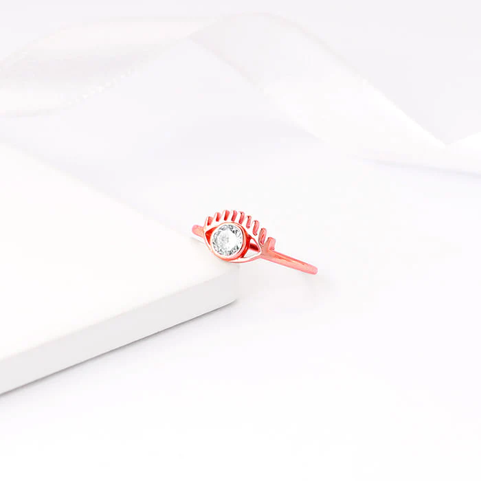 Rose Gold Beauty Blinks Ring - Image 2