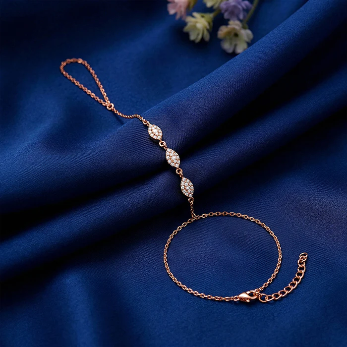 Rose Gold Blush Orbit Hathphool - Image 2