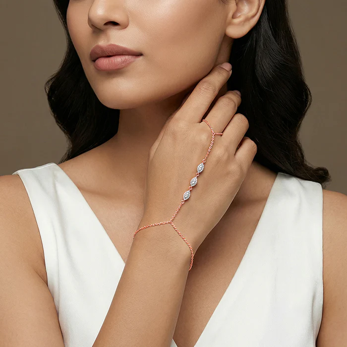Rose Gold Blush Orbit Hathphool - Image 3