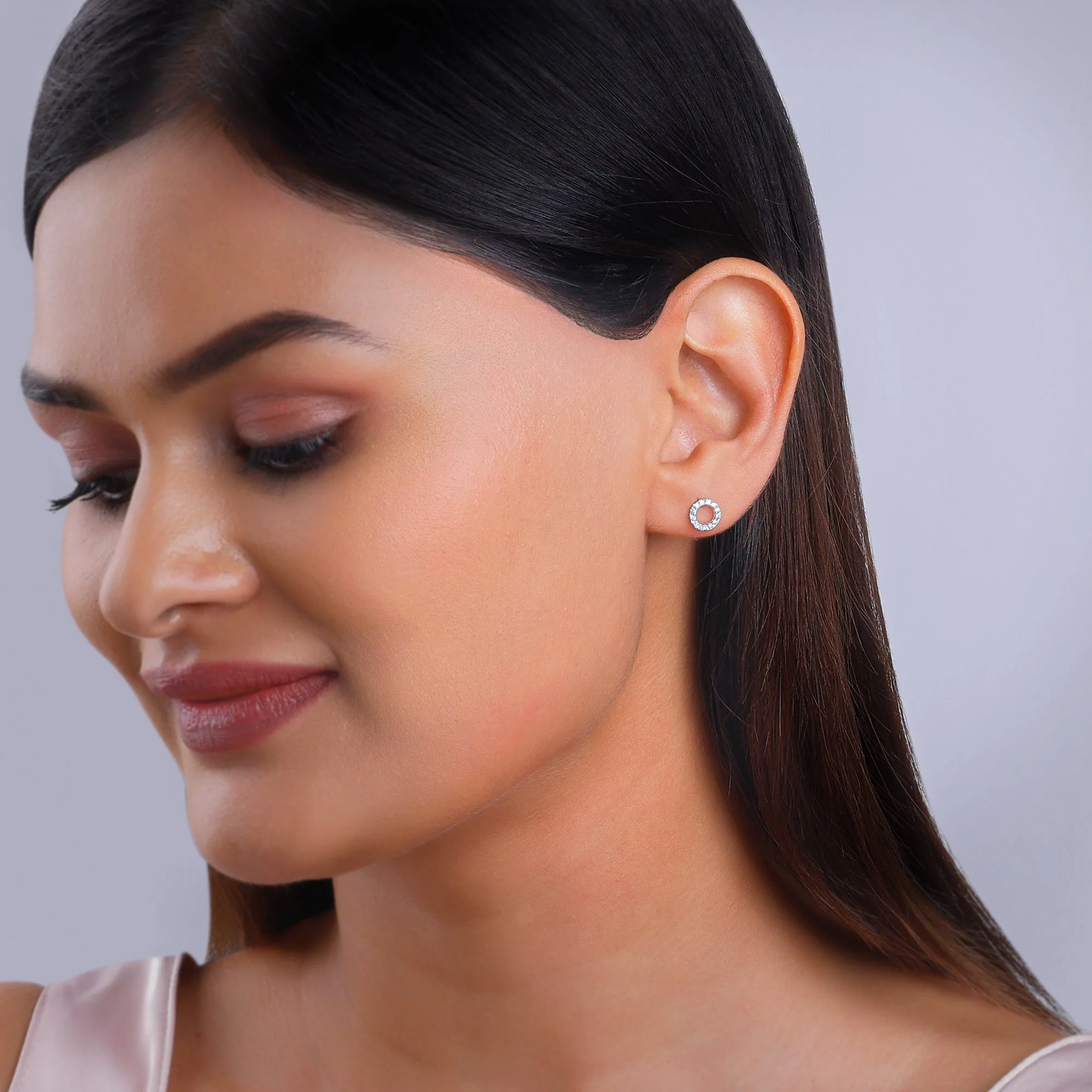 Rose Gold Bold & Bae Convertible Diamond Earrings - Image 3