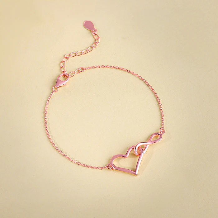 Rose Gold Bold Love Bracelet - Image 2