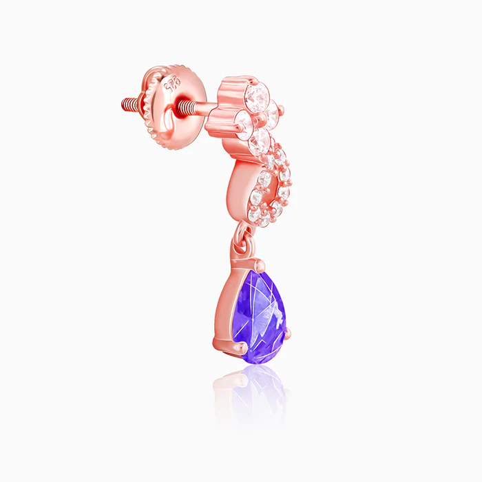 Rose Gold Bridal Celebration Earrings - Image 5