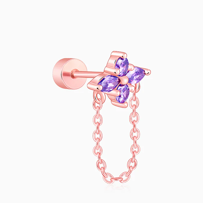 Rose Gold Cassia Ear Piercings - Image 4
