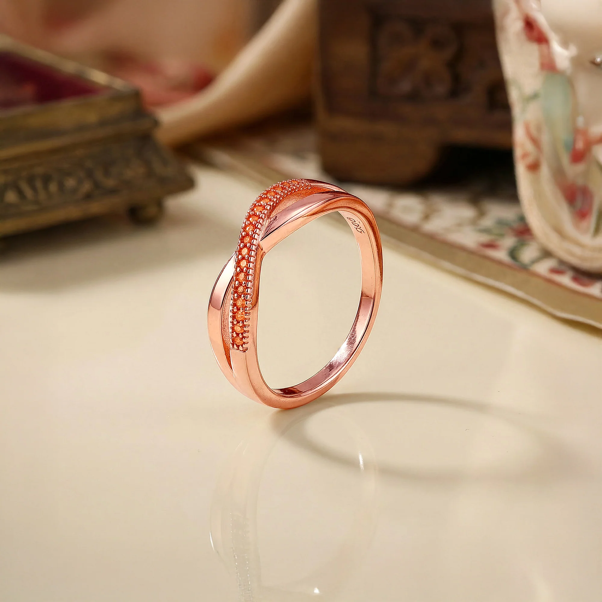 Rose Gold Chandika Ring - Image 2