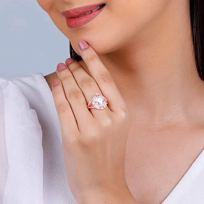 Rose Gold Charmante Ring - Image 3