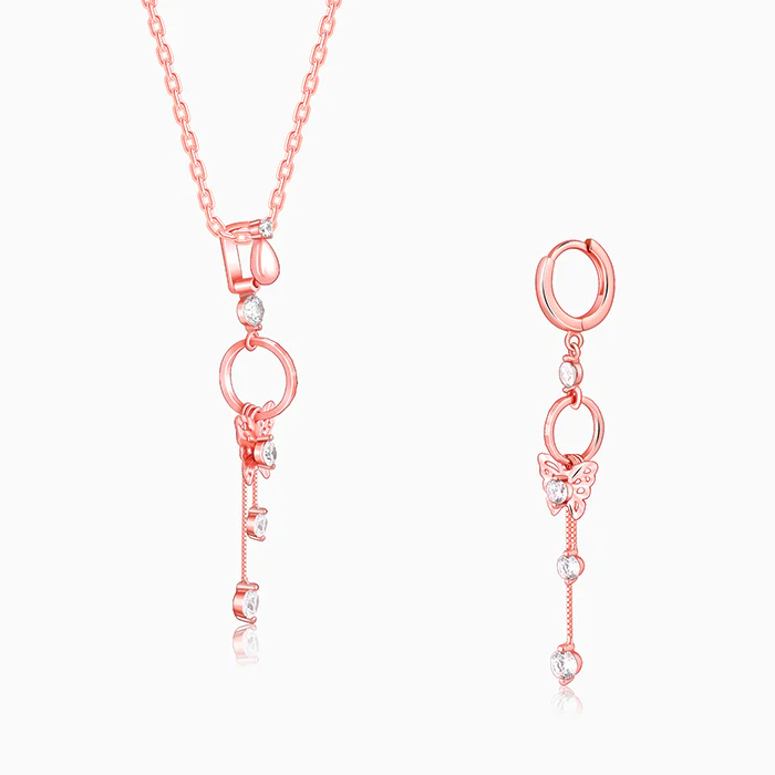 Rose Gold Charming Butterfly Set - Image 7