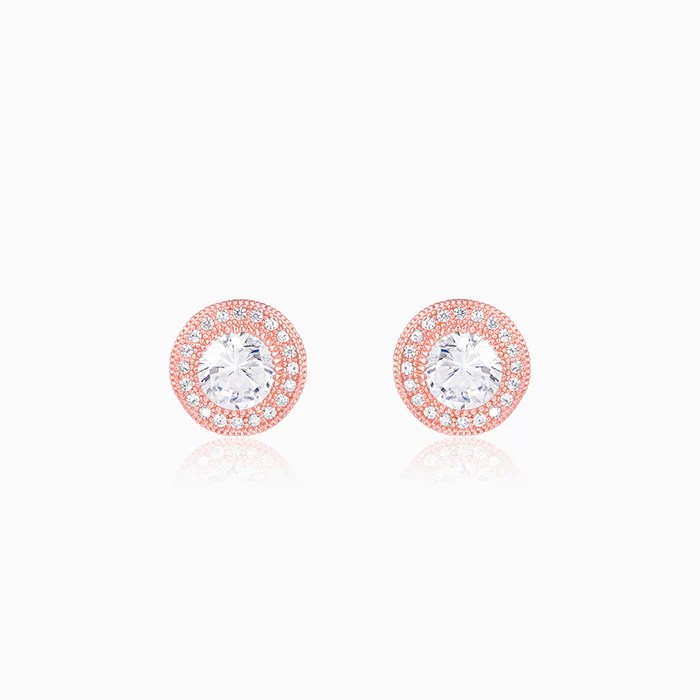 Rose Gold Charming Studs