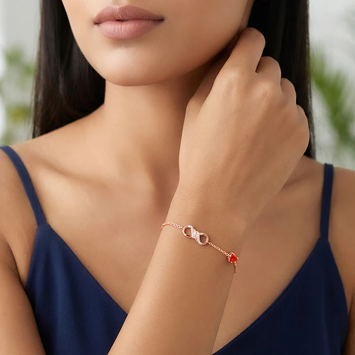 Rose Gold Choosing You Bracelet - Image 3