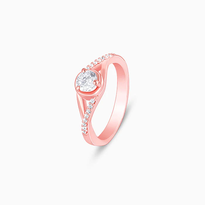Rose Gold Eye of Shine Ring - Image 4