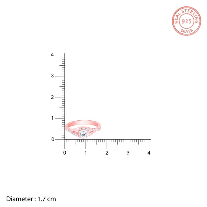 Rose Gold Eye of Shine Ring - Image 5