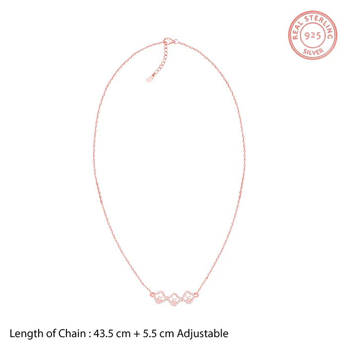 Rose Gold Classic Spark Necklace - Image 5