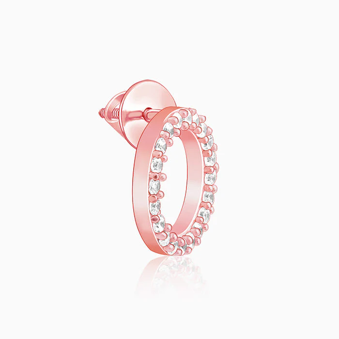 Rose Gold Connected for Life Earrings - Image 4