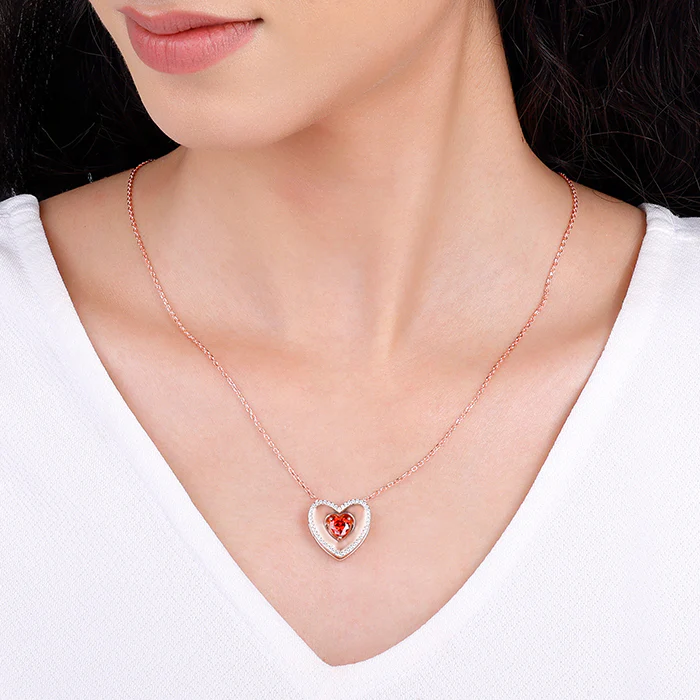 Rose Gold Custom I Love You Necklace - Image 5