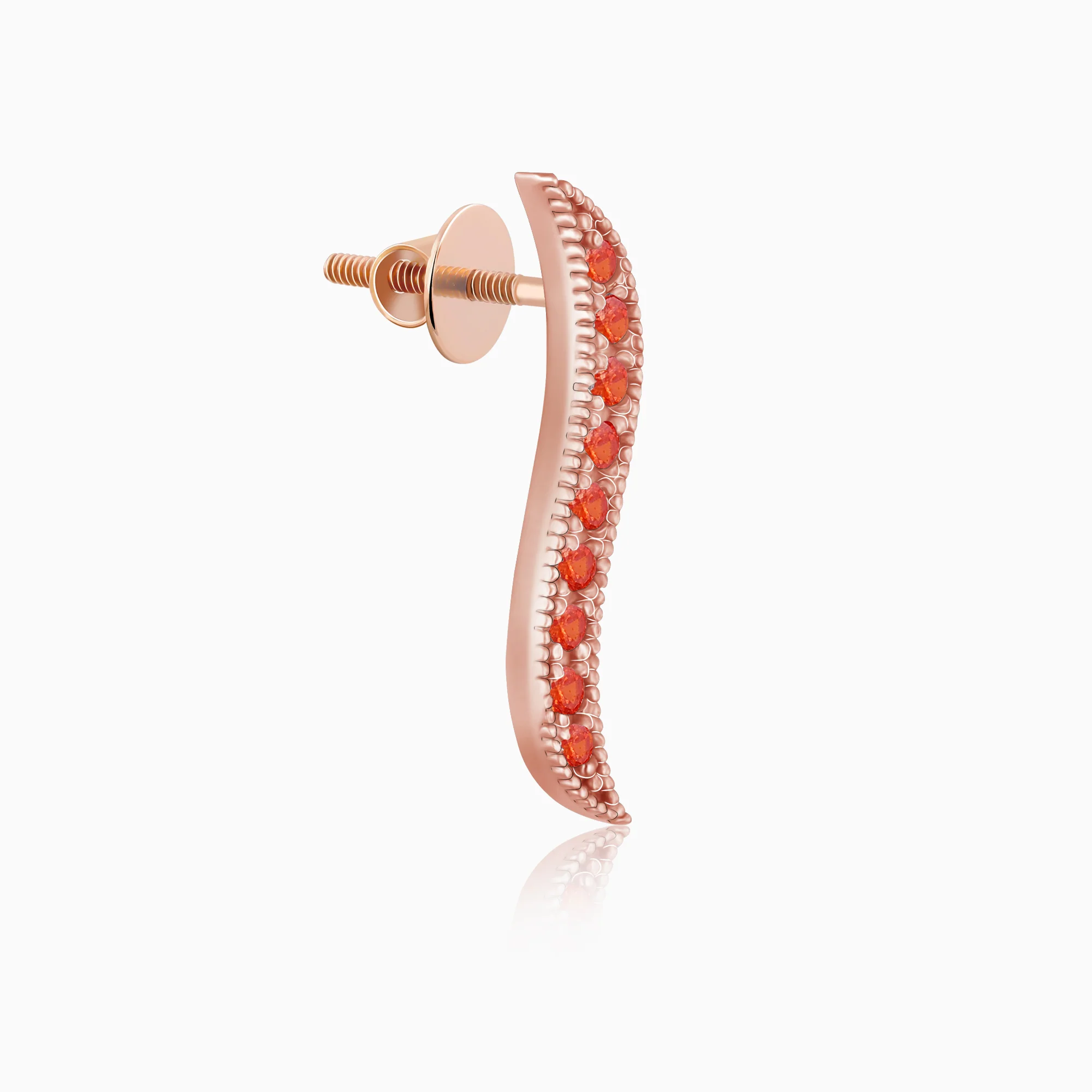 Rose Gold Cybele Earrings - Image 4