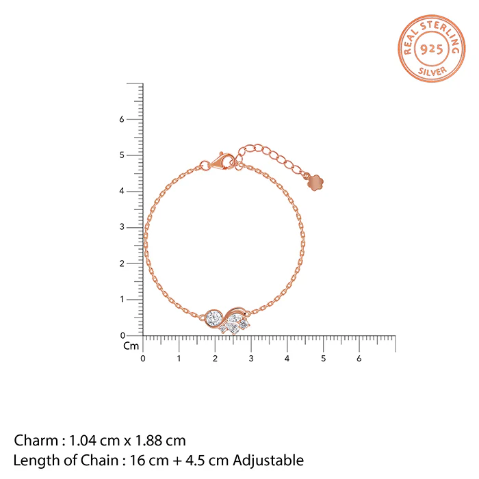 Rose Gold Dancing Queen Bracelet - Image 4