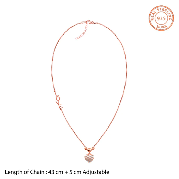 Rose Gold Delara Necklace - Image 4