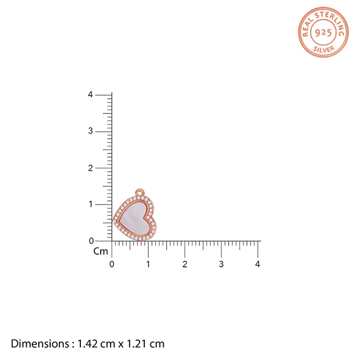 Rose Gold Dil Pendant With Link Chain - Image 4