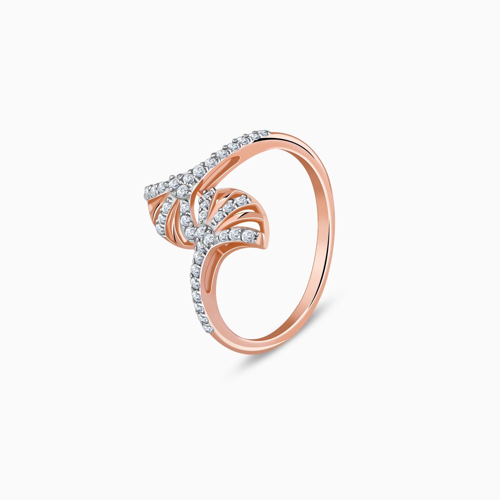 Rose Gold Divine Duet Lab Grown Diamond Ring - Image 4