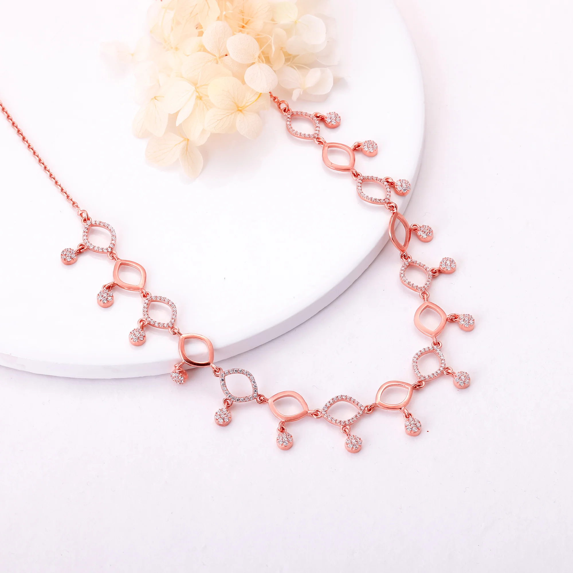 Rose Gold Duchess Necklace - Image 2