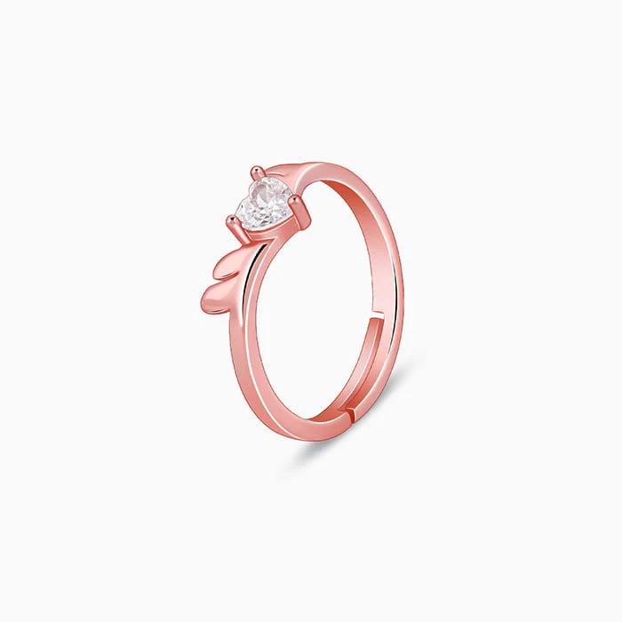 Rose Gold Elegant Deer Ring - Image 4