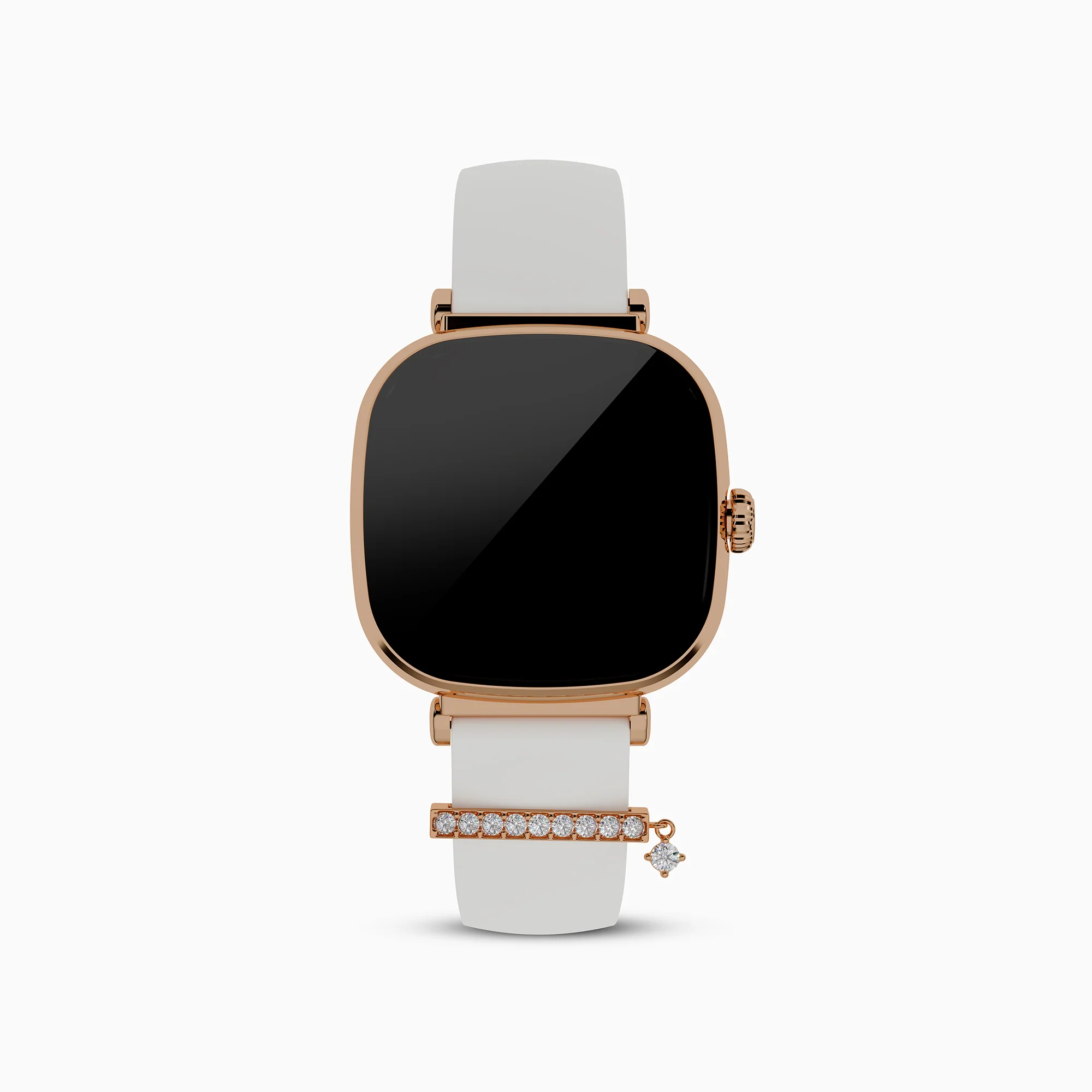 GIVA X boAt Chrome Ivory Watch with Rose Gold Elowen Charm - Image 4