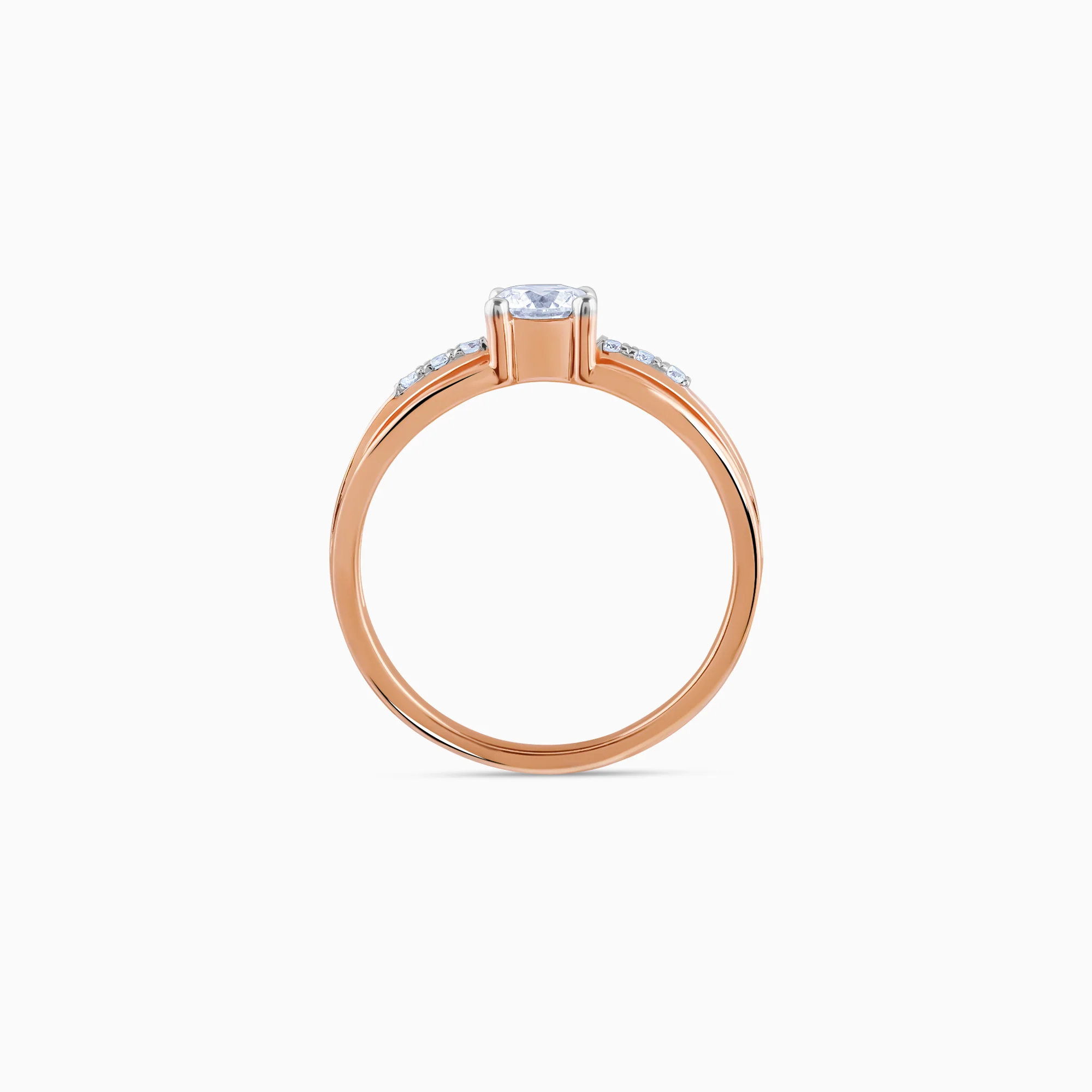 Rose Gold Empyrean Solitaire Lab Grown Diamond Ring - Image 5
