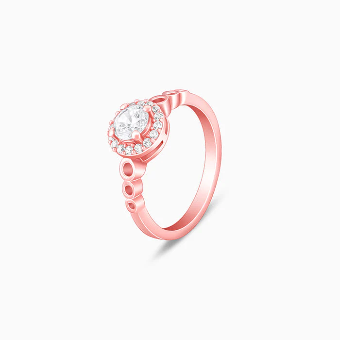Rose Gold Encircled Ring - Image 4