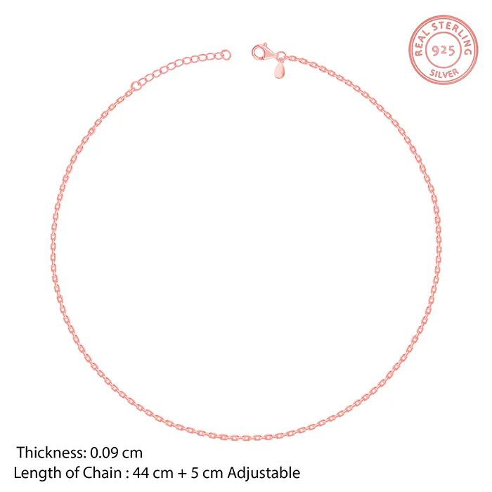 Rose Gold Mystic Moonbeam Link Chain - Image 5