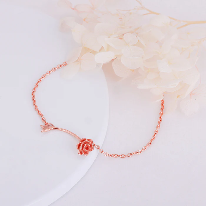 Rose Gold Eternity's Rose Bracelet - Image 2