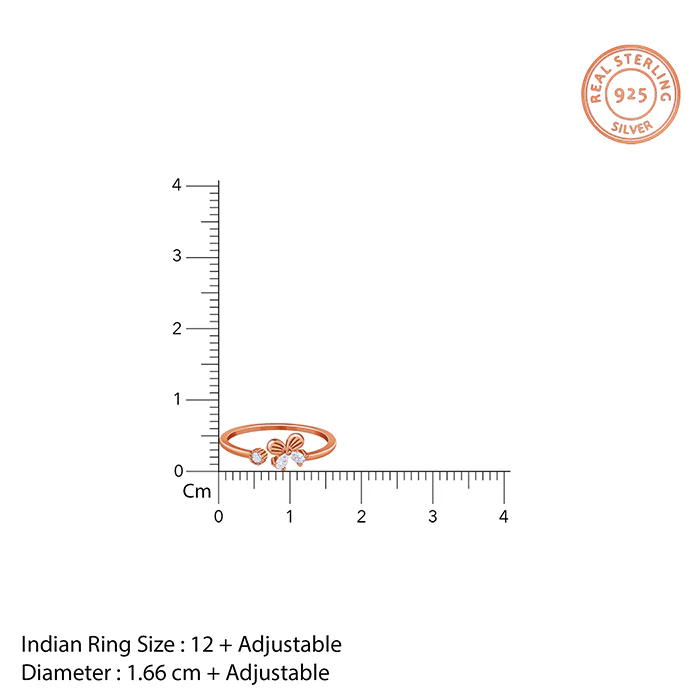 Rose Gold Ethereal Floret Ring - Image 4