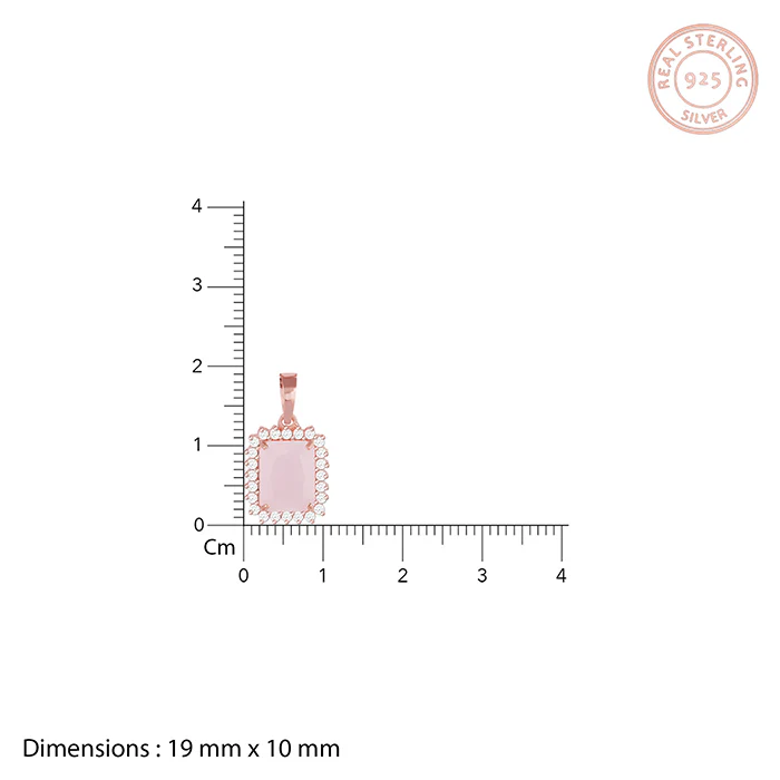 Rose Gold Fairytale Pendant With Link Chain - Image 4