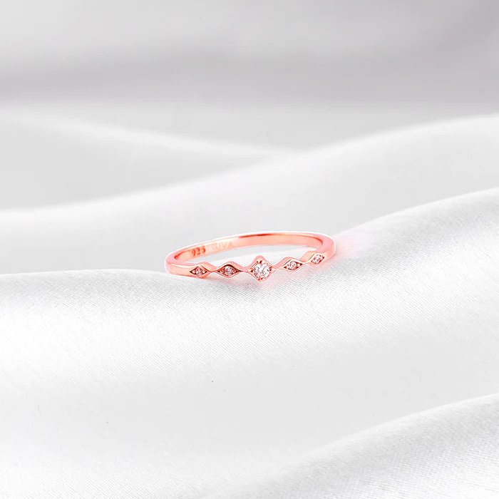 Rose Gold Flamme Ring - Image 3
