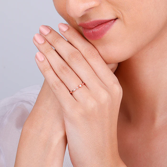 Rose Gold Flamme Ring - Image 4