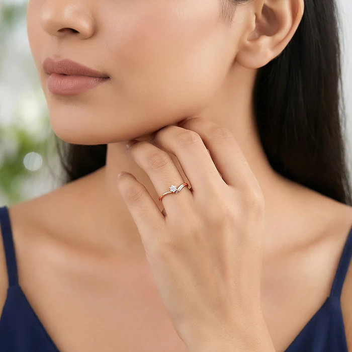 Rose Gold Flora Ring - Image 3