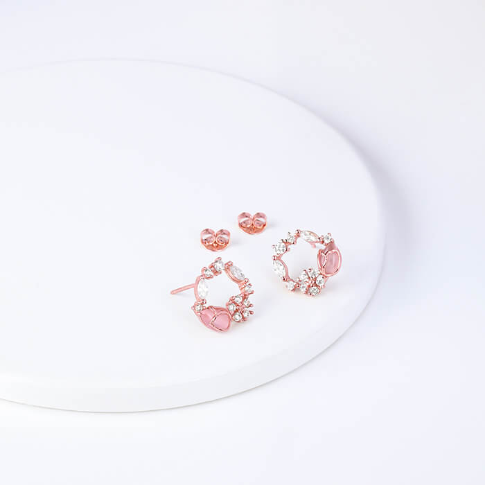 Rose Gold Flower Basket Set - Image 4
