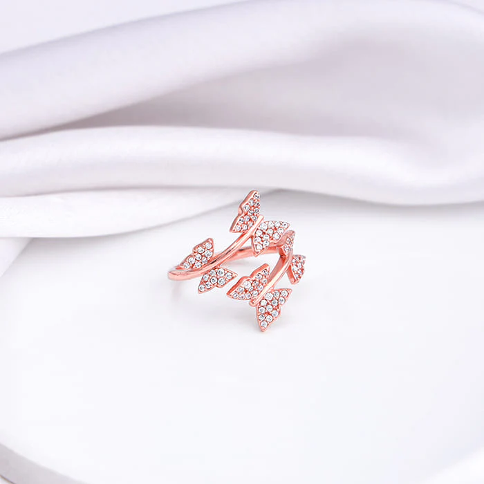 Rose Gold Fluttering Ring - Image 2