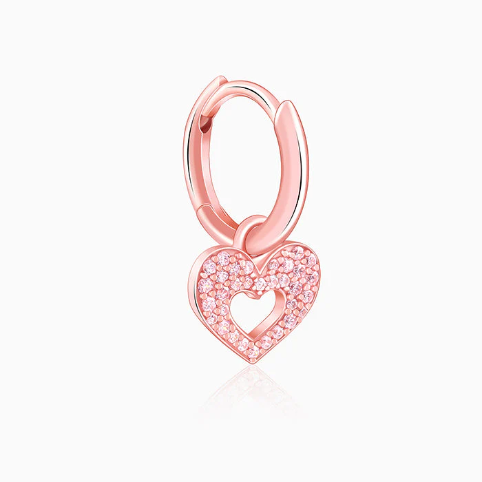 Rose Gold Forever Beat Kids Earrings - Image 4