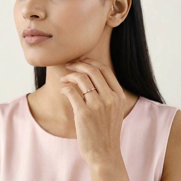 Rose Gold Forever Blush Ring - Image 3