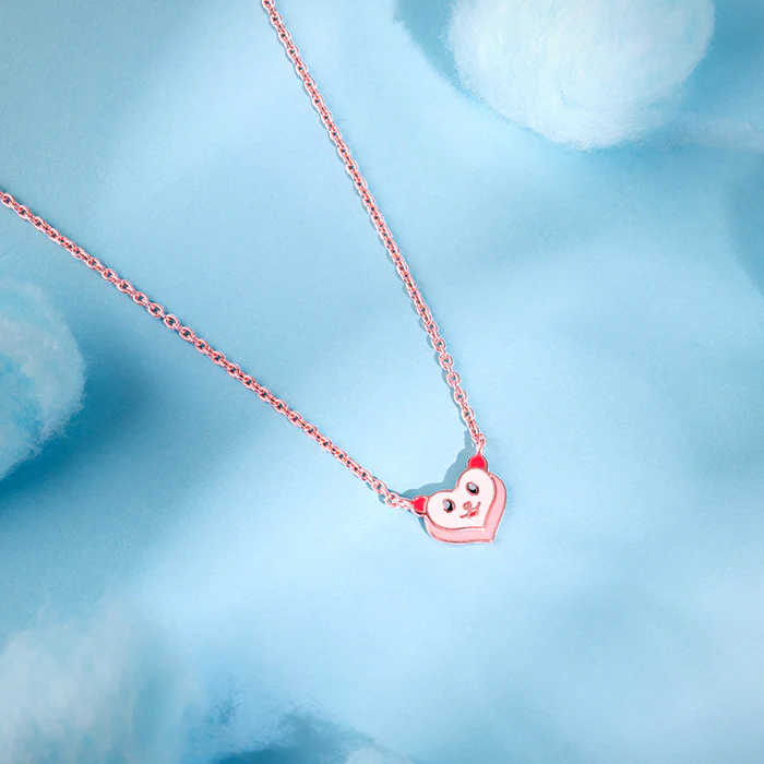 Rose Gold GIVA Boo Kids Necklace - Image 2