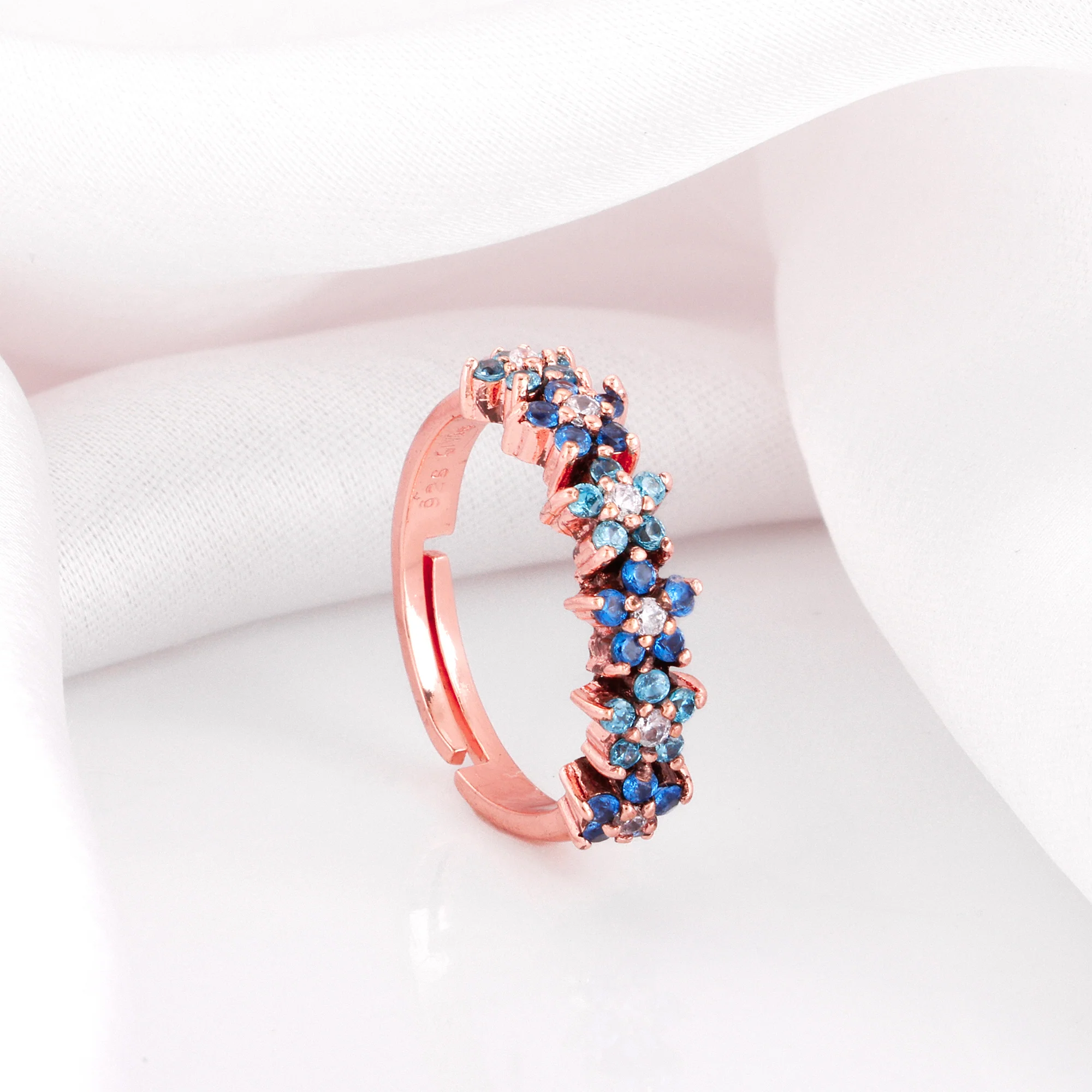 Rose Gold Glinting Crown Ring - Image 2