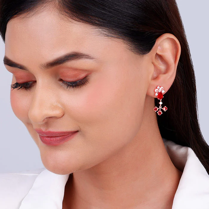 Rose Gold Glory of Love Earrings - Image 3