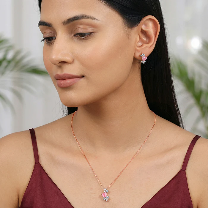Rose Gold Heart Beat Set - Image 3