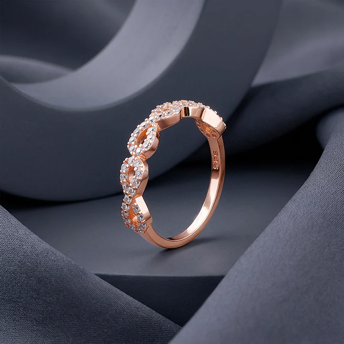 Rose Gold Heart of Blush Ring - Image 2