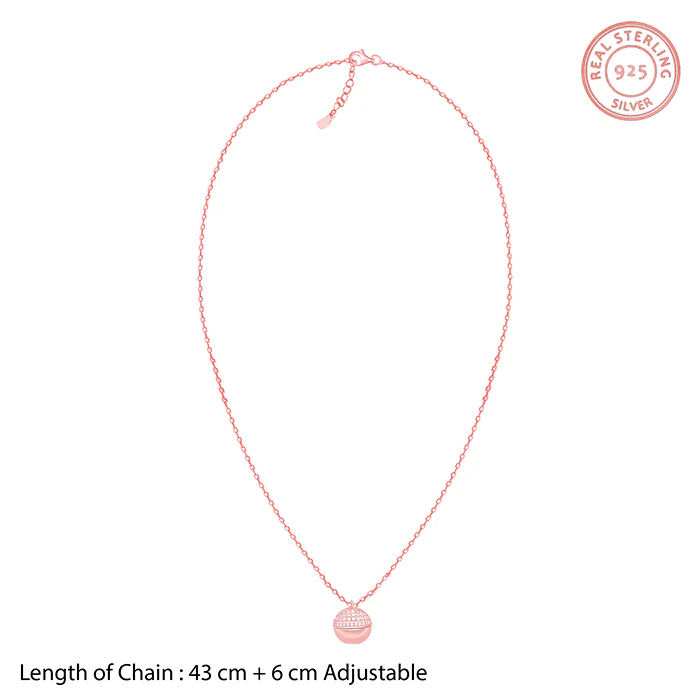 Rose Gold Heart Treasures Pendant With Link Chain - Image 7