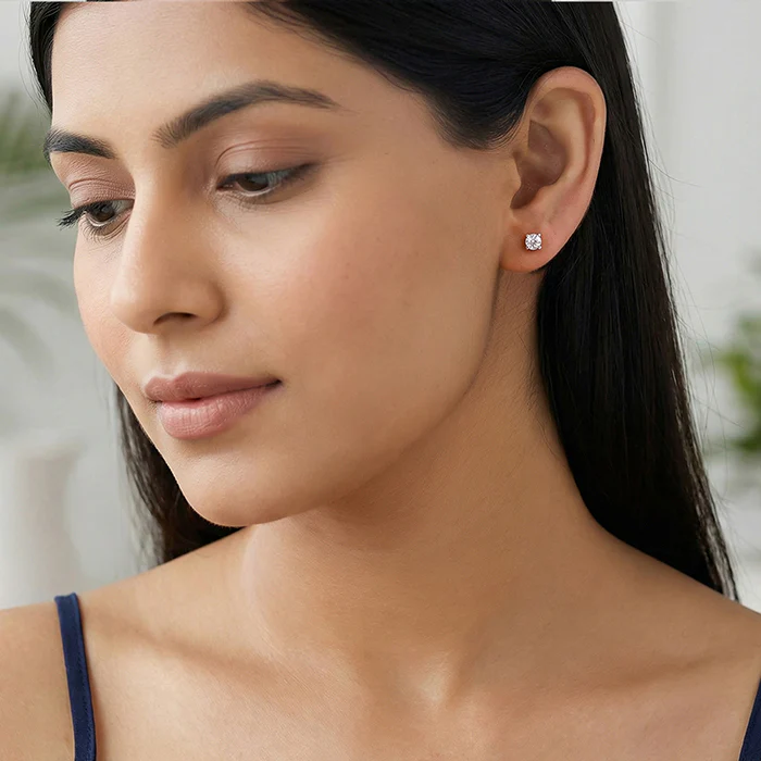 Rose Gold Heartbound Earrings - Image 5